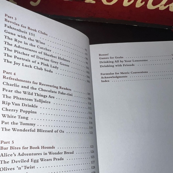 New book for ages 21+ , Tequila Mockingbird : Cocktails with a Literary Twist - Picture 7 of 12